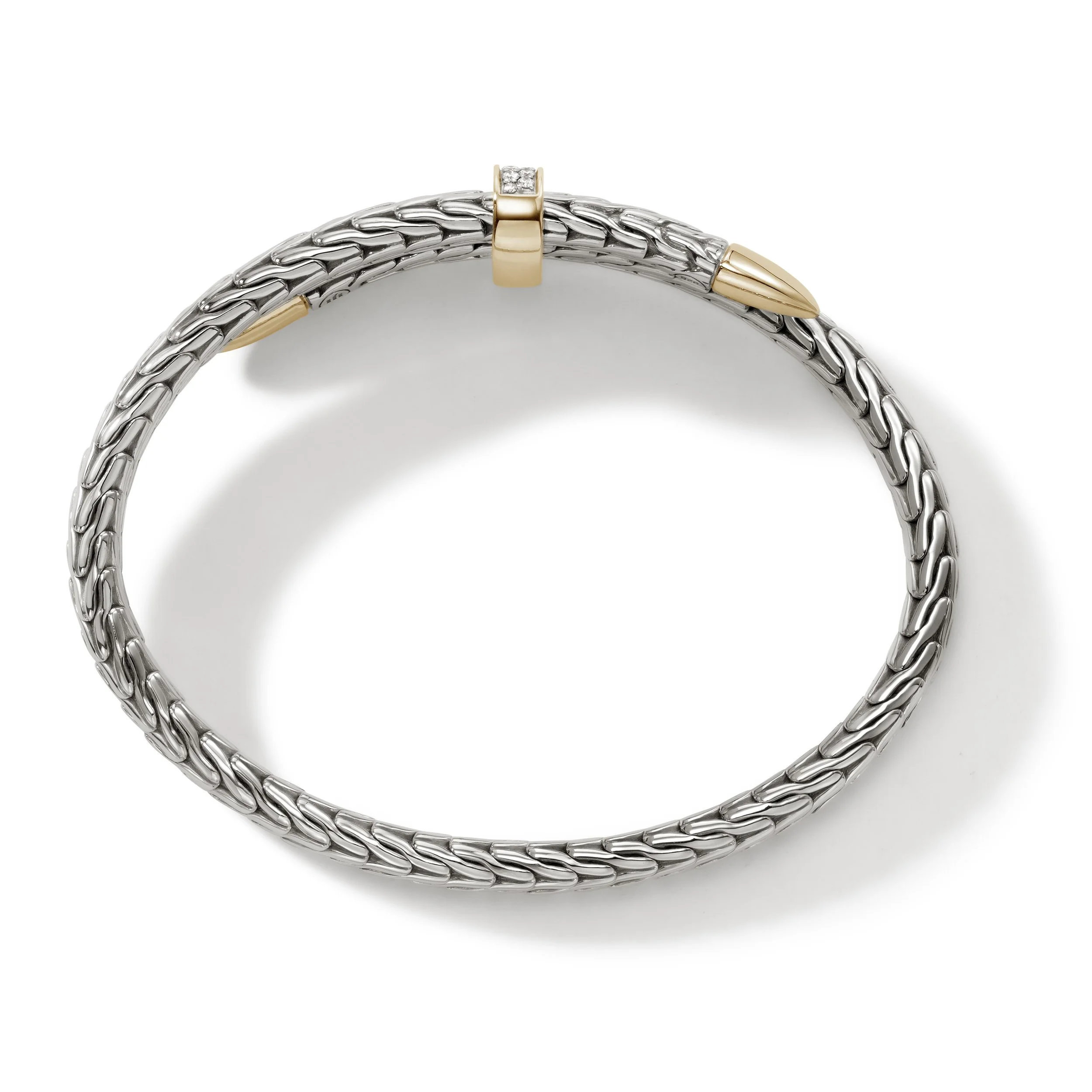 Black Rhodium Plated Box Chain Bracelet in Sterling Silver